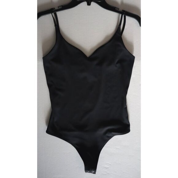 Express 90006CKM Women's Sz M Black Body Sculpting Compression Bodysuit - Picture 9 of 10